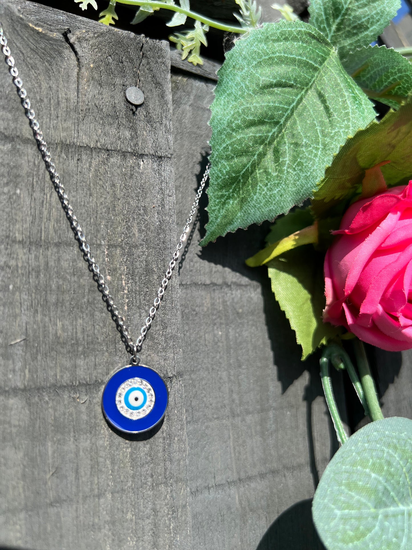 Evil eye necklace