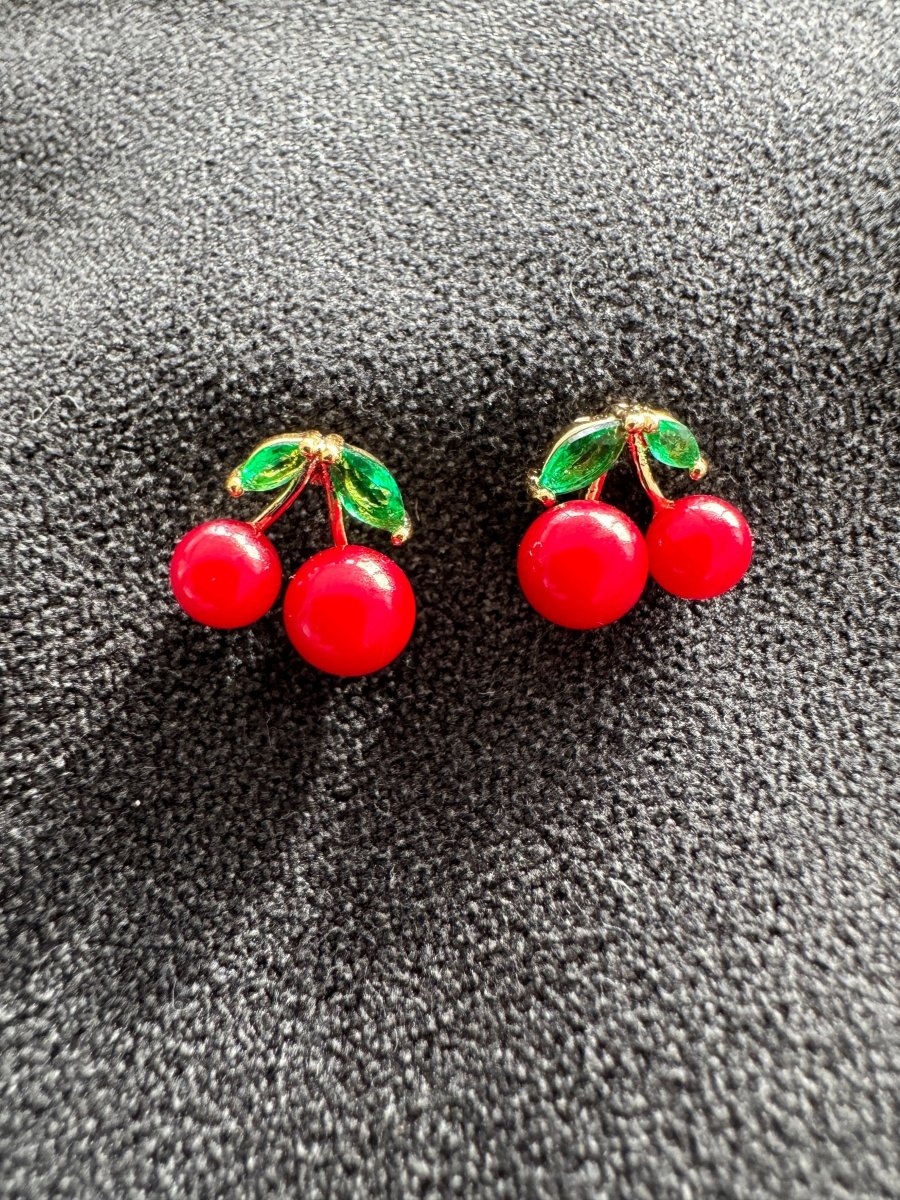 Cheery earrings