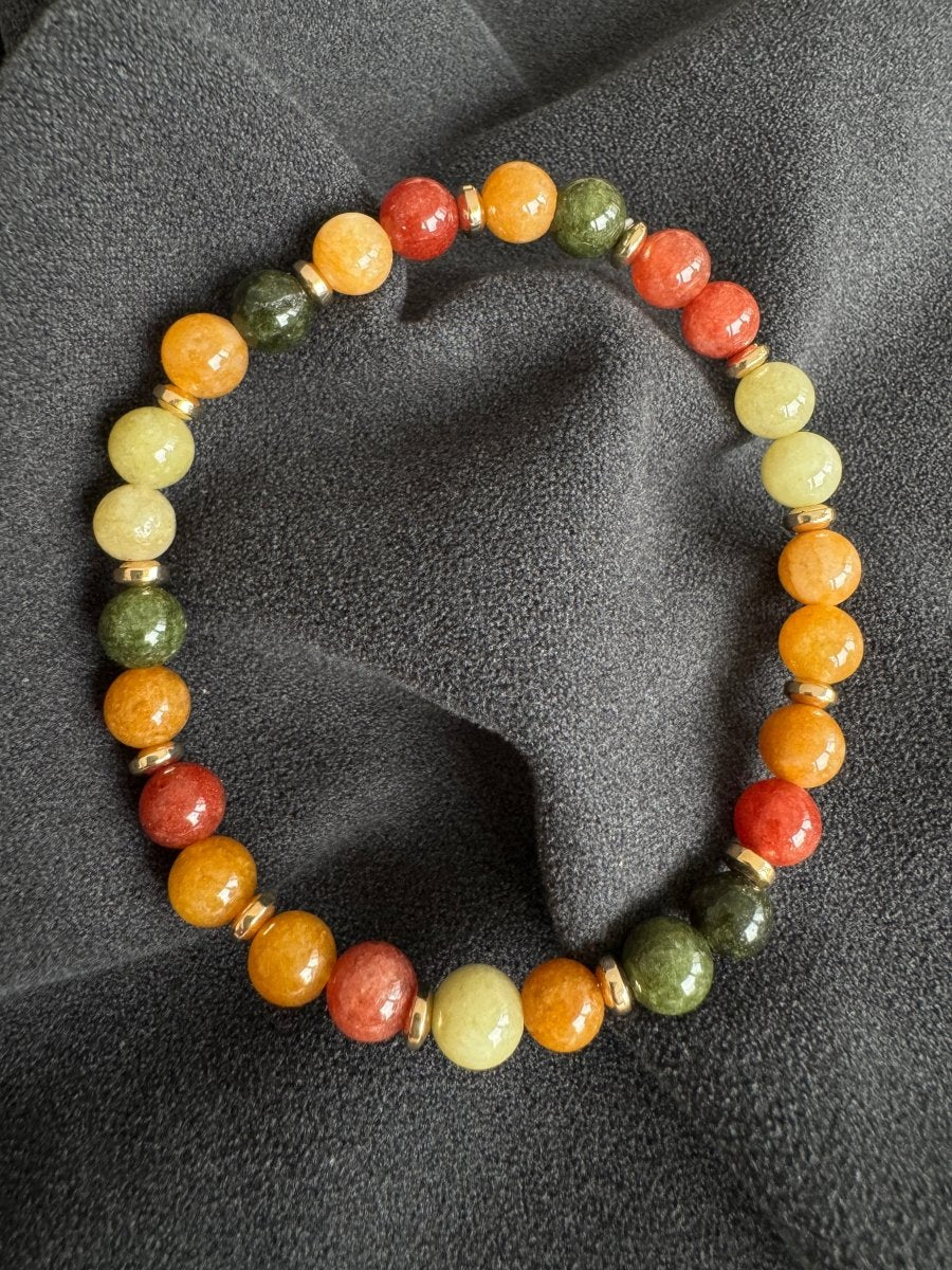 Earth crystals bracelet