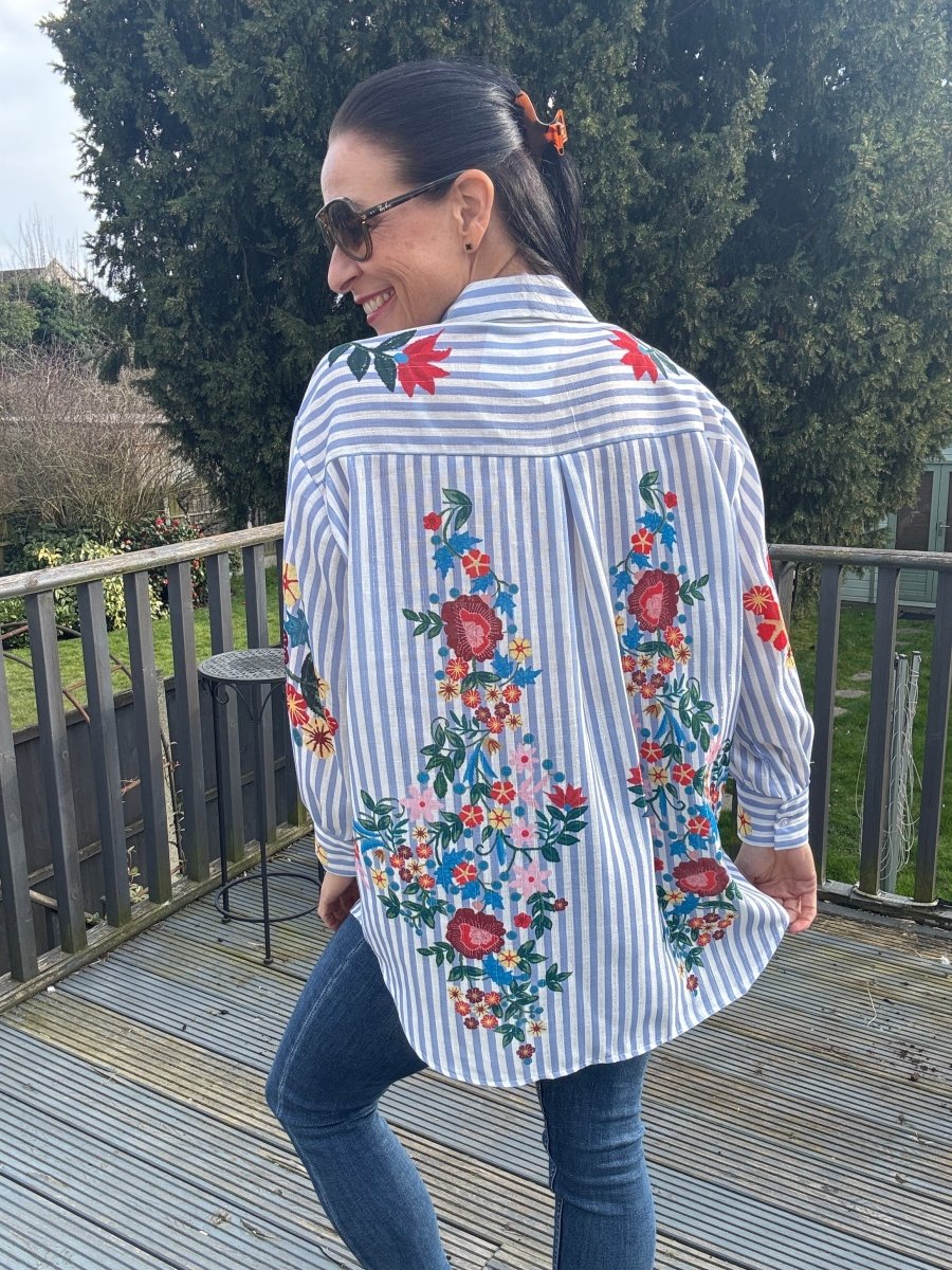 Flower print blouse 🌺