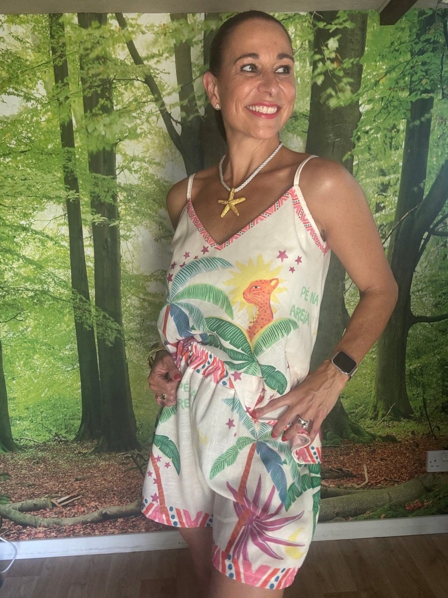 Palm tree short set 🌴