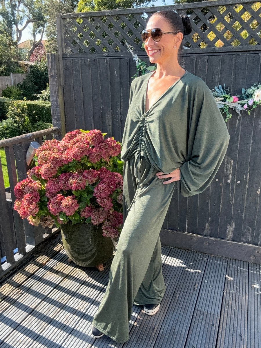 Ruched two piece set