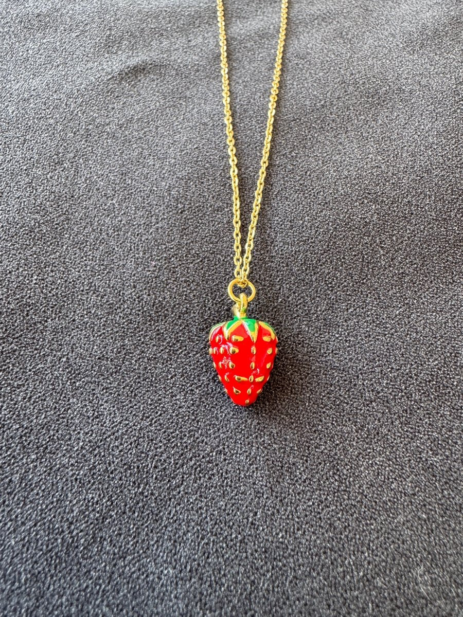 Strawberry necklace 🍓