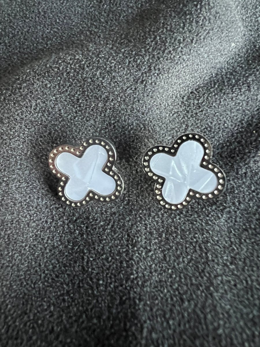 Van cleef stud earrings