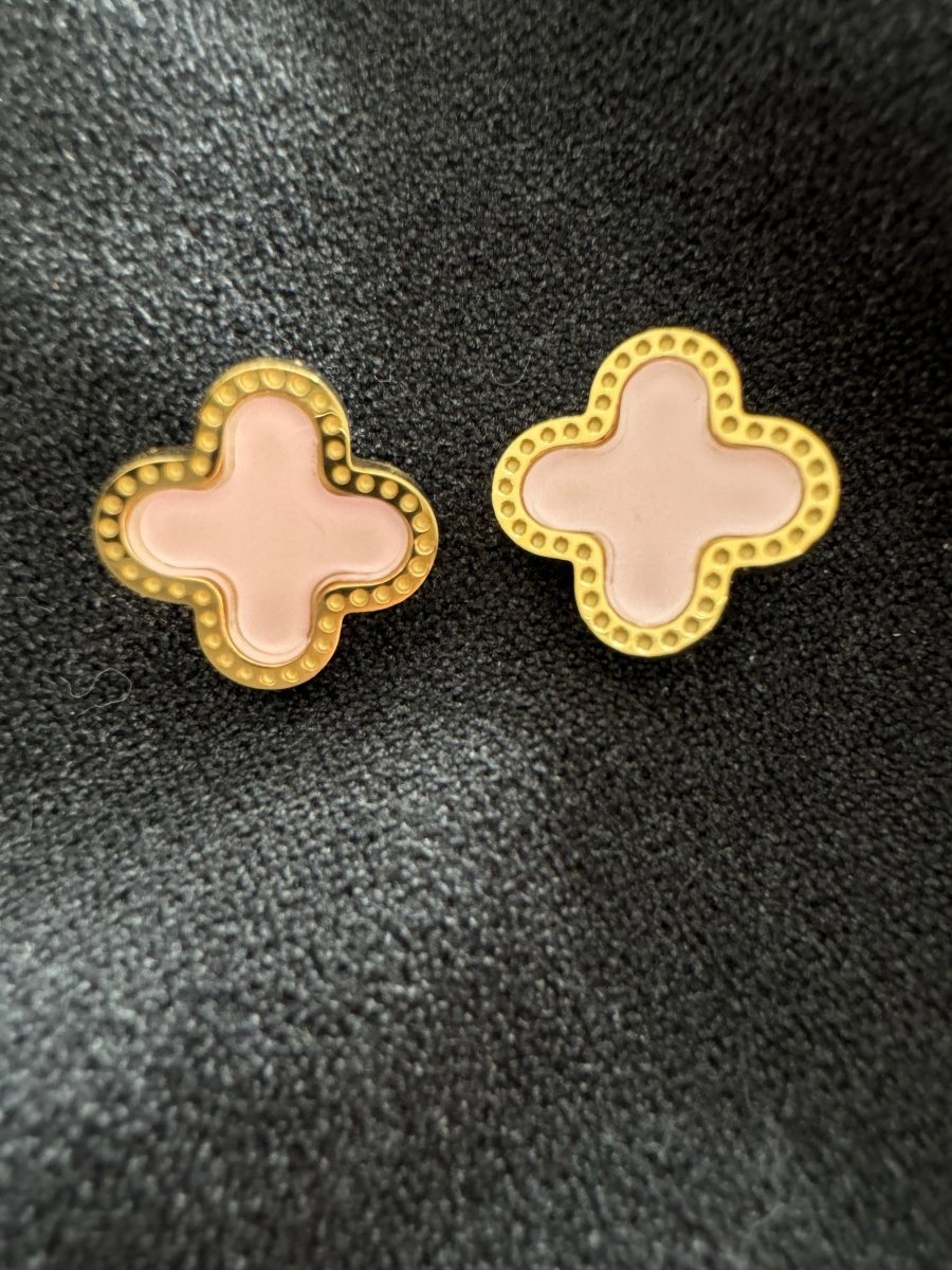 Van cleef stud earrings