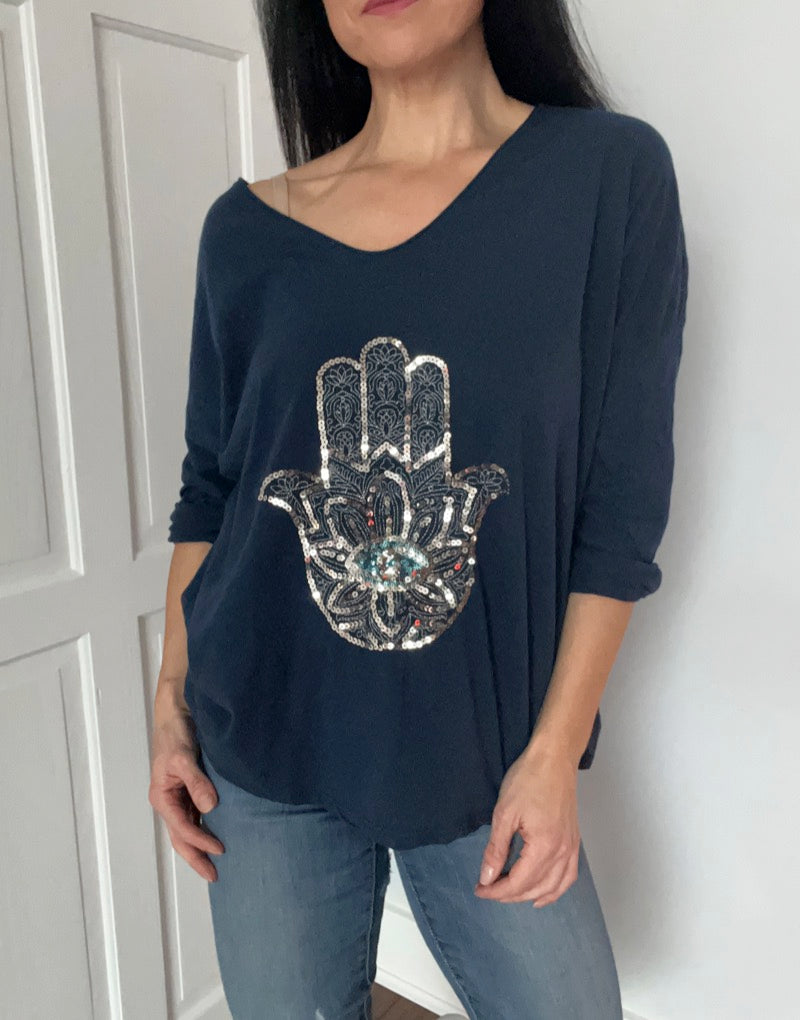 Long Sleeved Hamza T-shirt