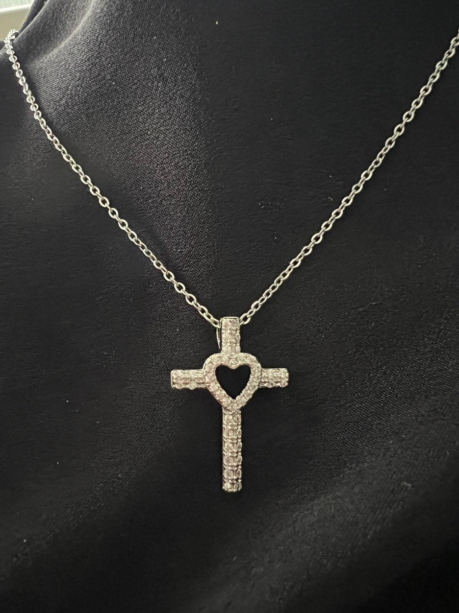 Heart Cross Pendant