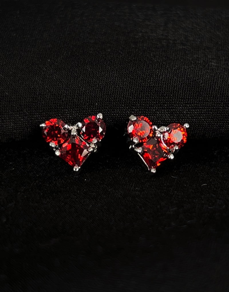 Heart shaped earrings