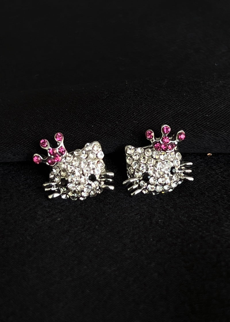 Hello kitty earrings - Nickel free