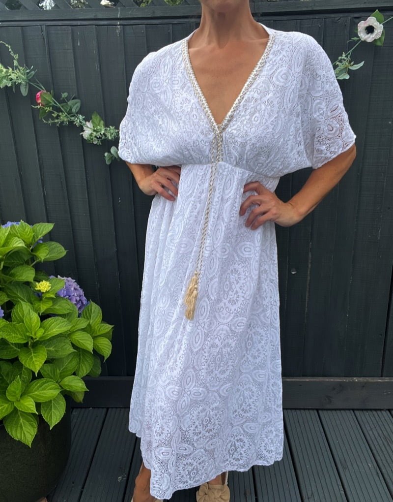Italian Lace cotton dress