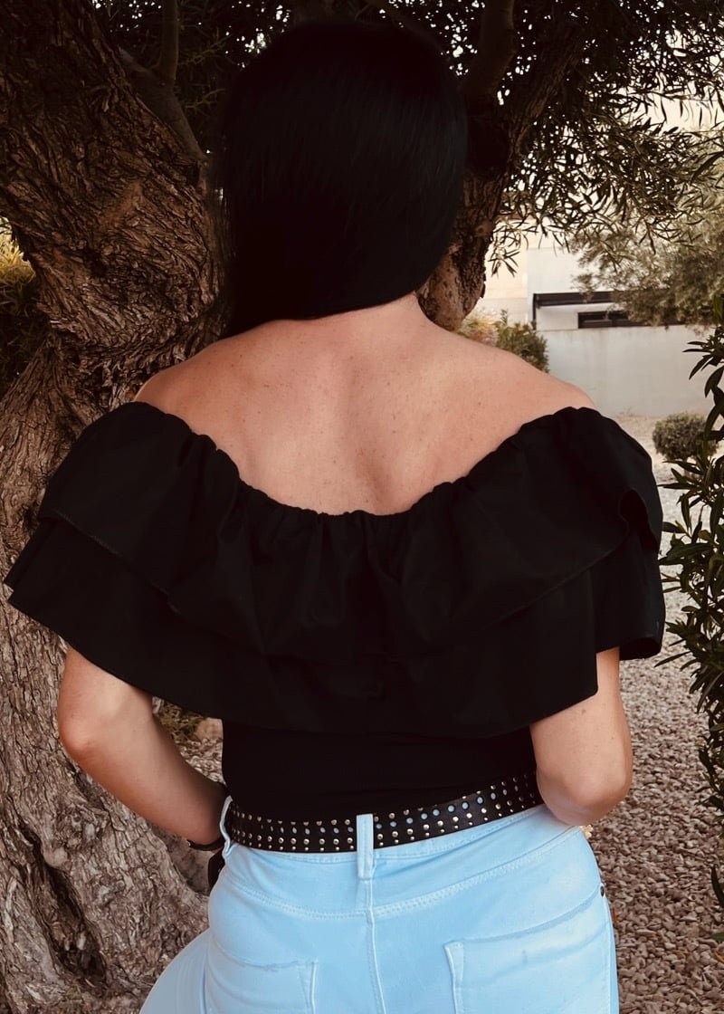 Off the shoulder bodysuit