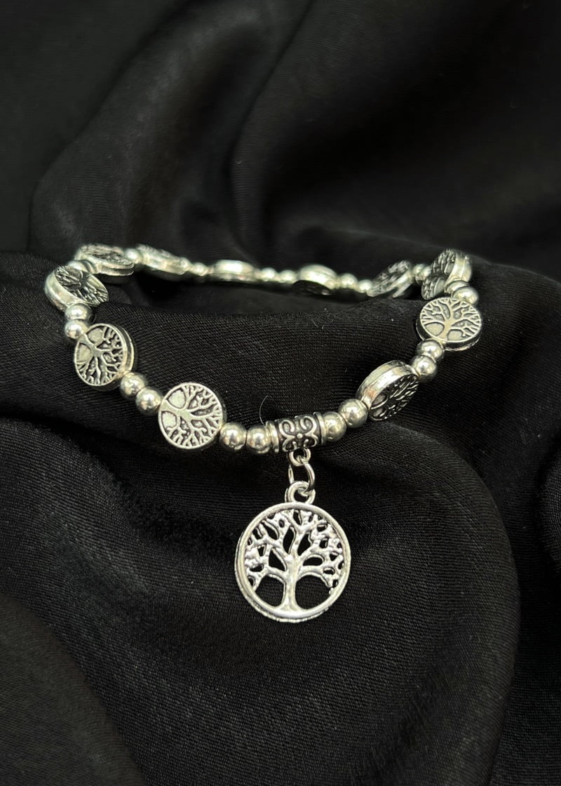 Silver tree of hot sale life bracelet