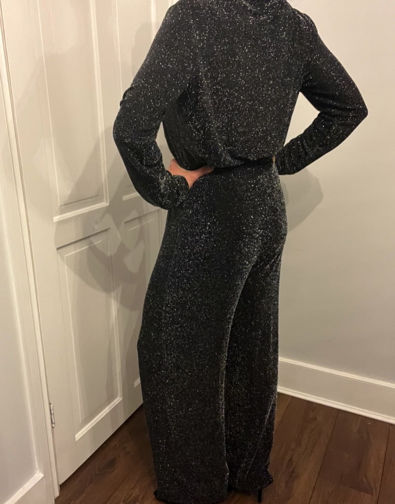 Sparkly trousers
