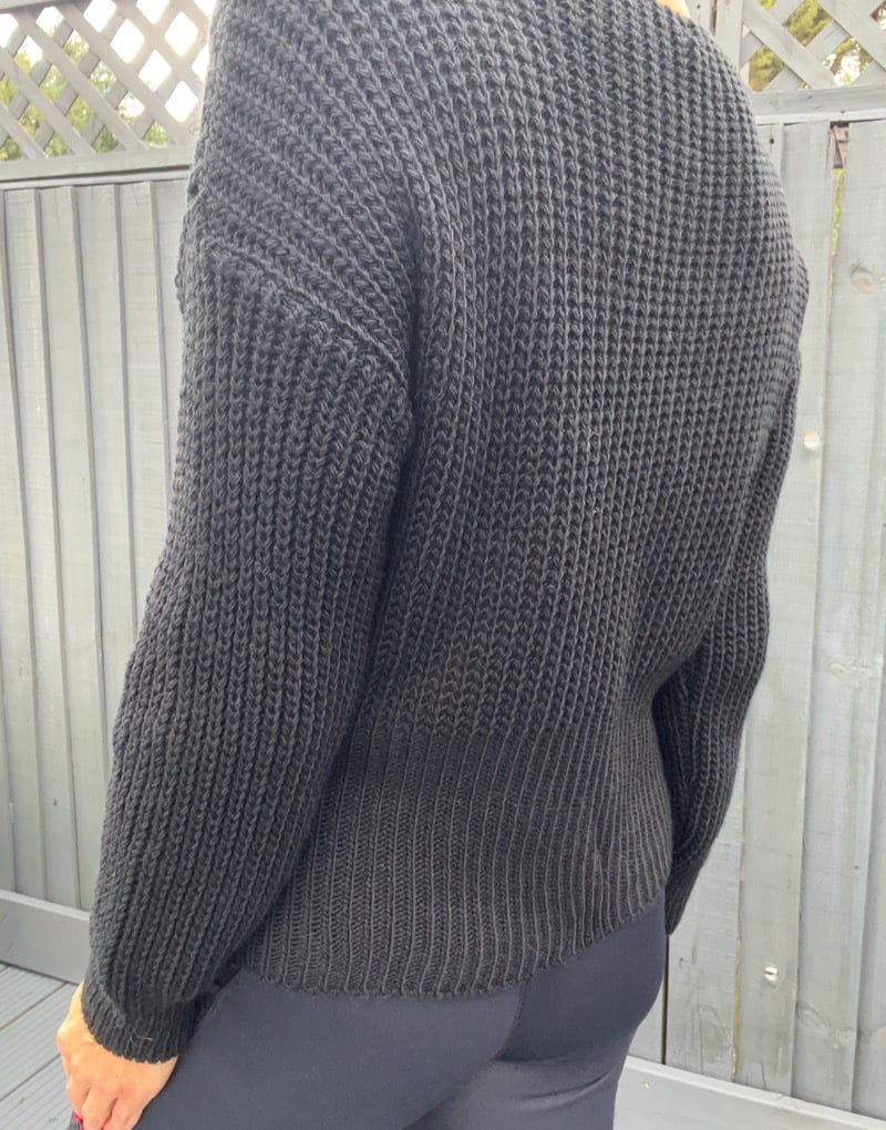Twisted front jumper