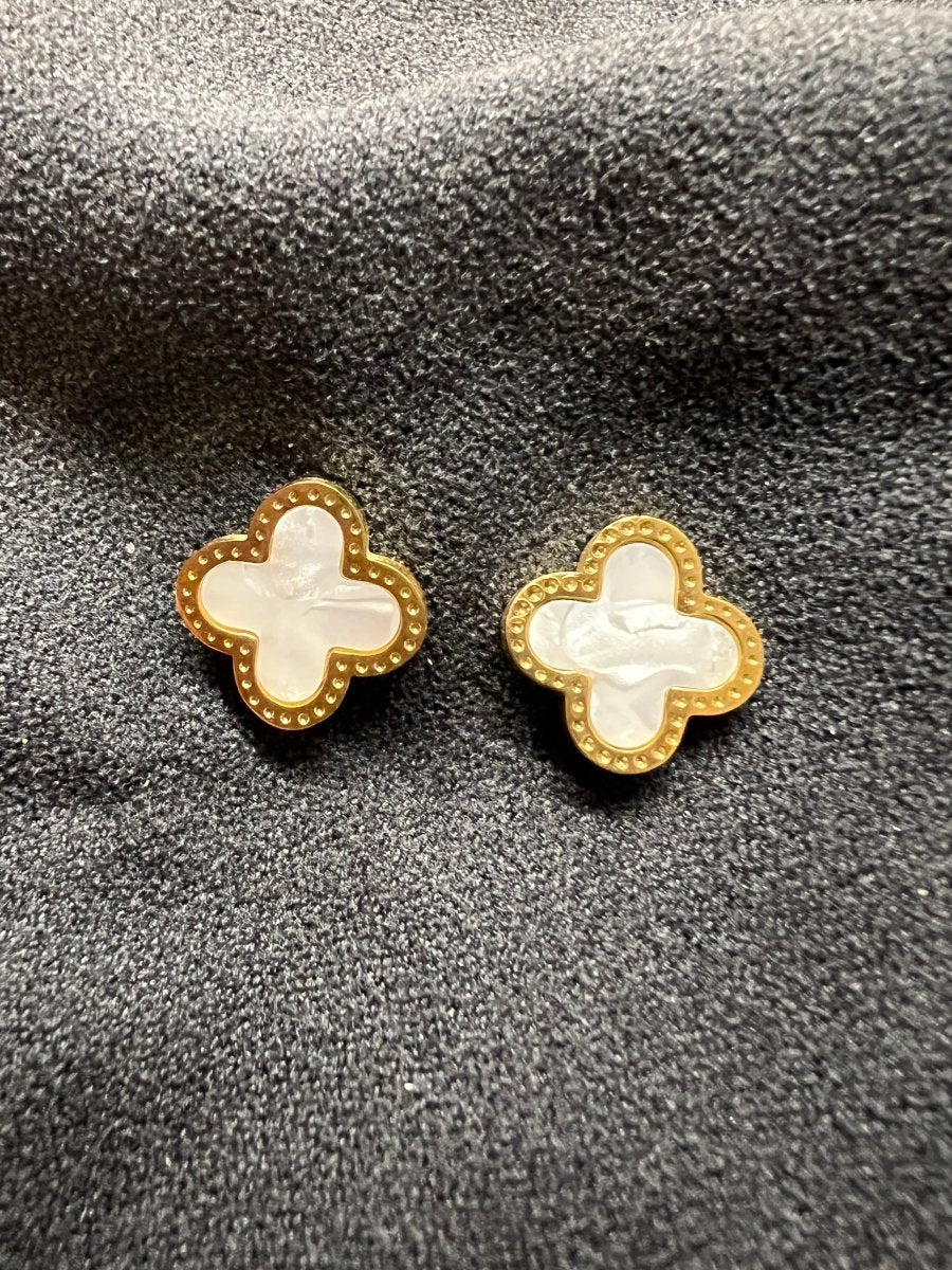 Van cleef stud earrings