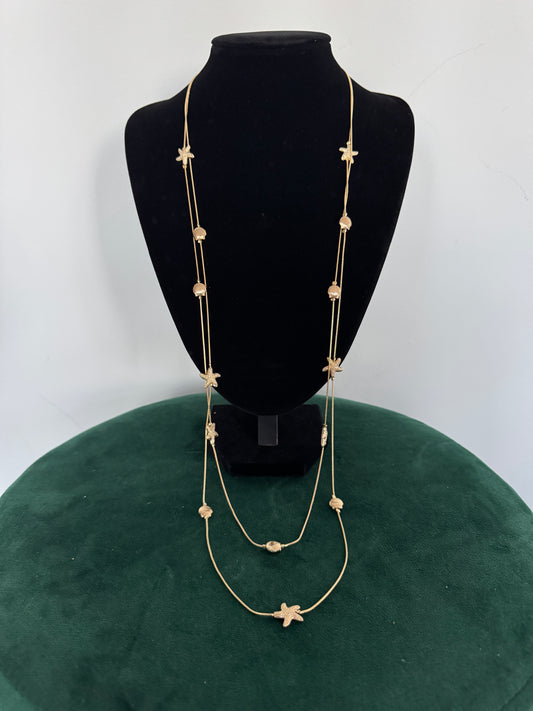 Long delicate shell chain