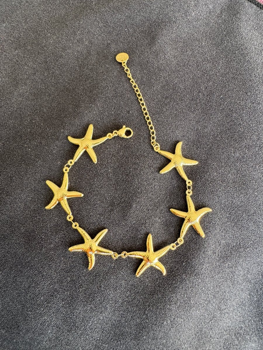 Chain starfish bracelet