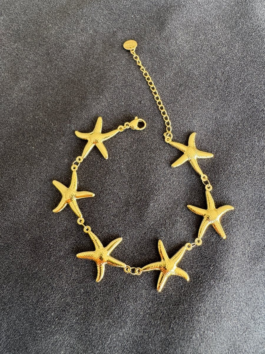 Chain starfish bracelet