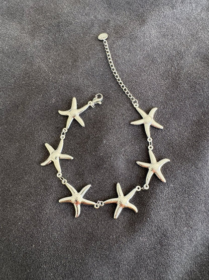 Chain starfish bracelet