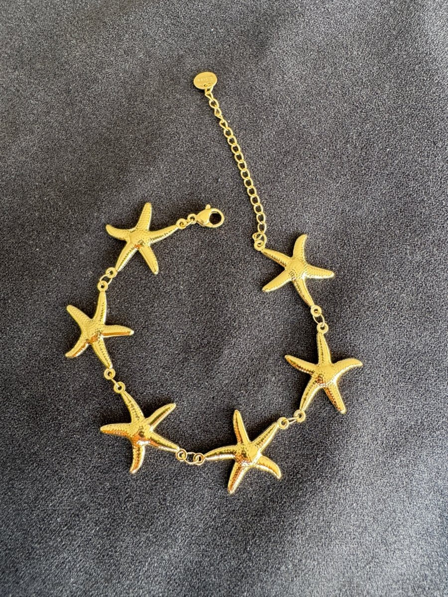 Chain starfish bracelet