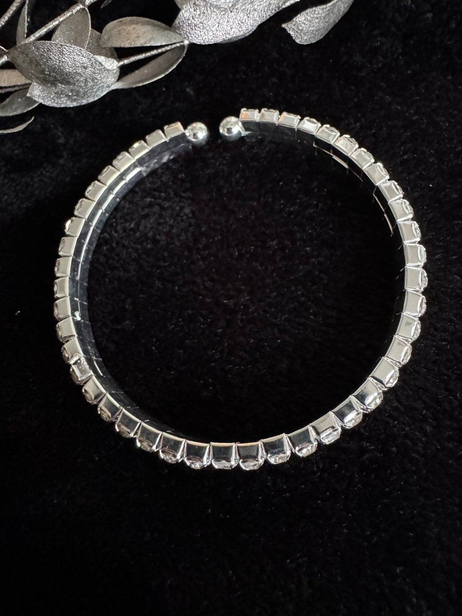 Diamanté cuff bracelet