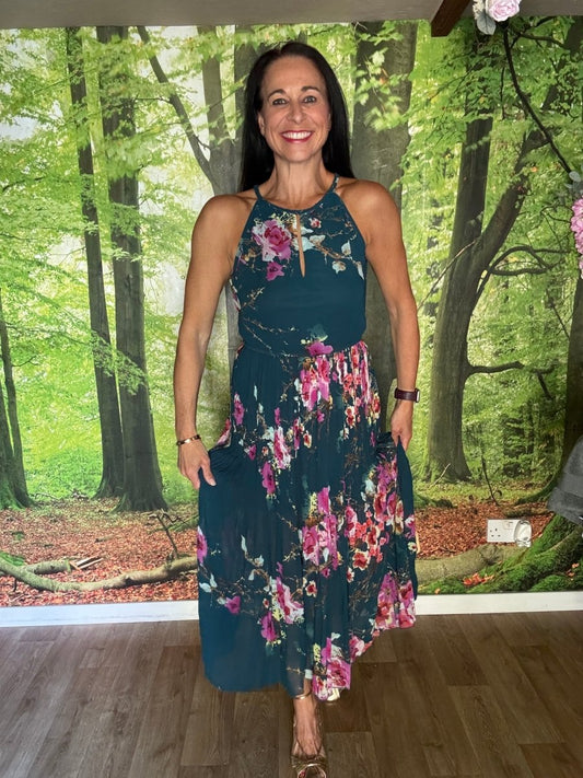 Floral occasion dress