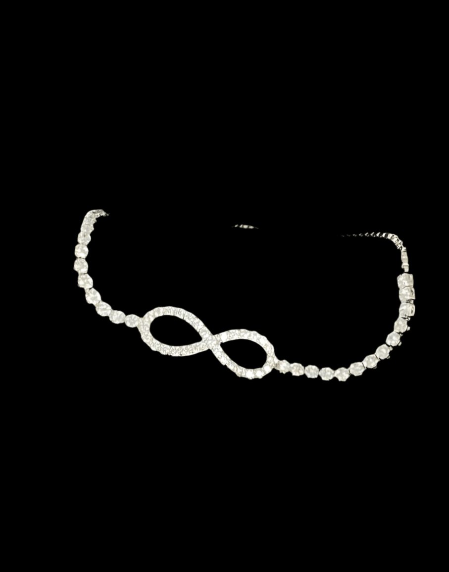 Infinity diamanté bracelet