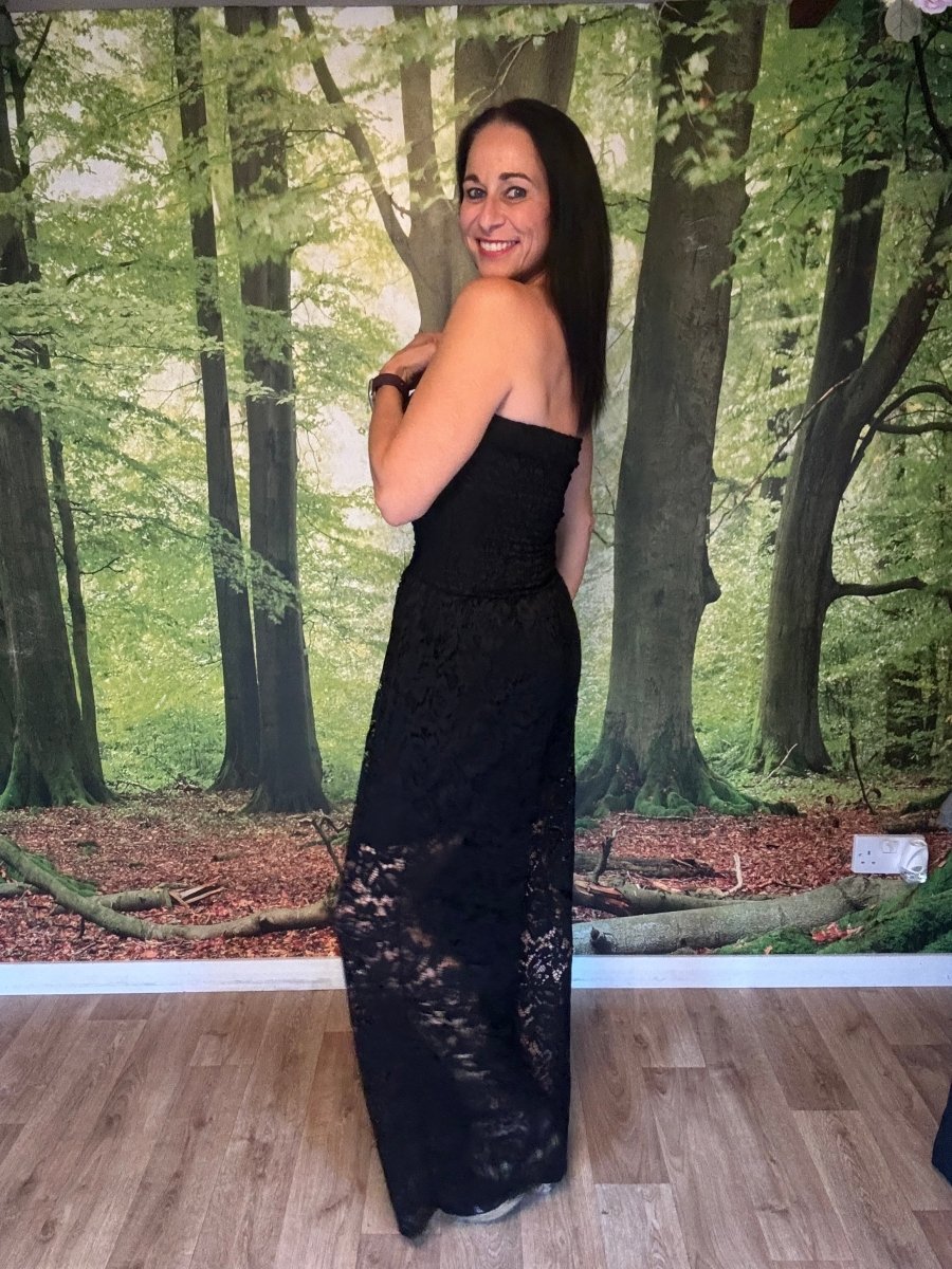 Lace bardot jumpsuit