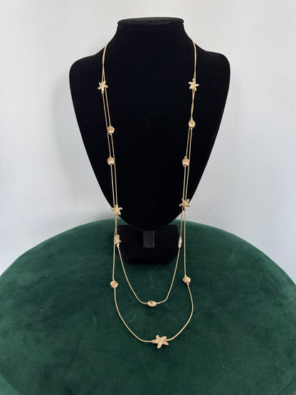 Long delicate shell chain