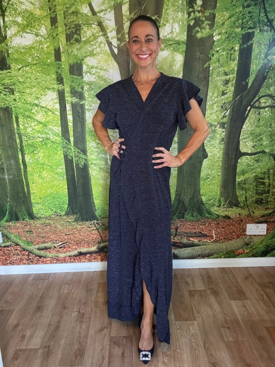 Midnight wrap dress