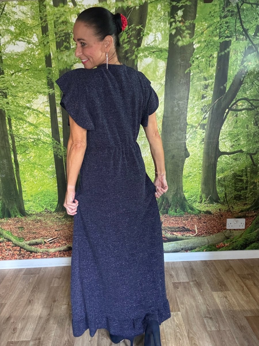 Midnight wrap dress