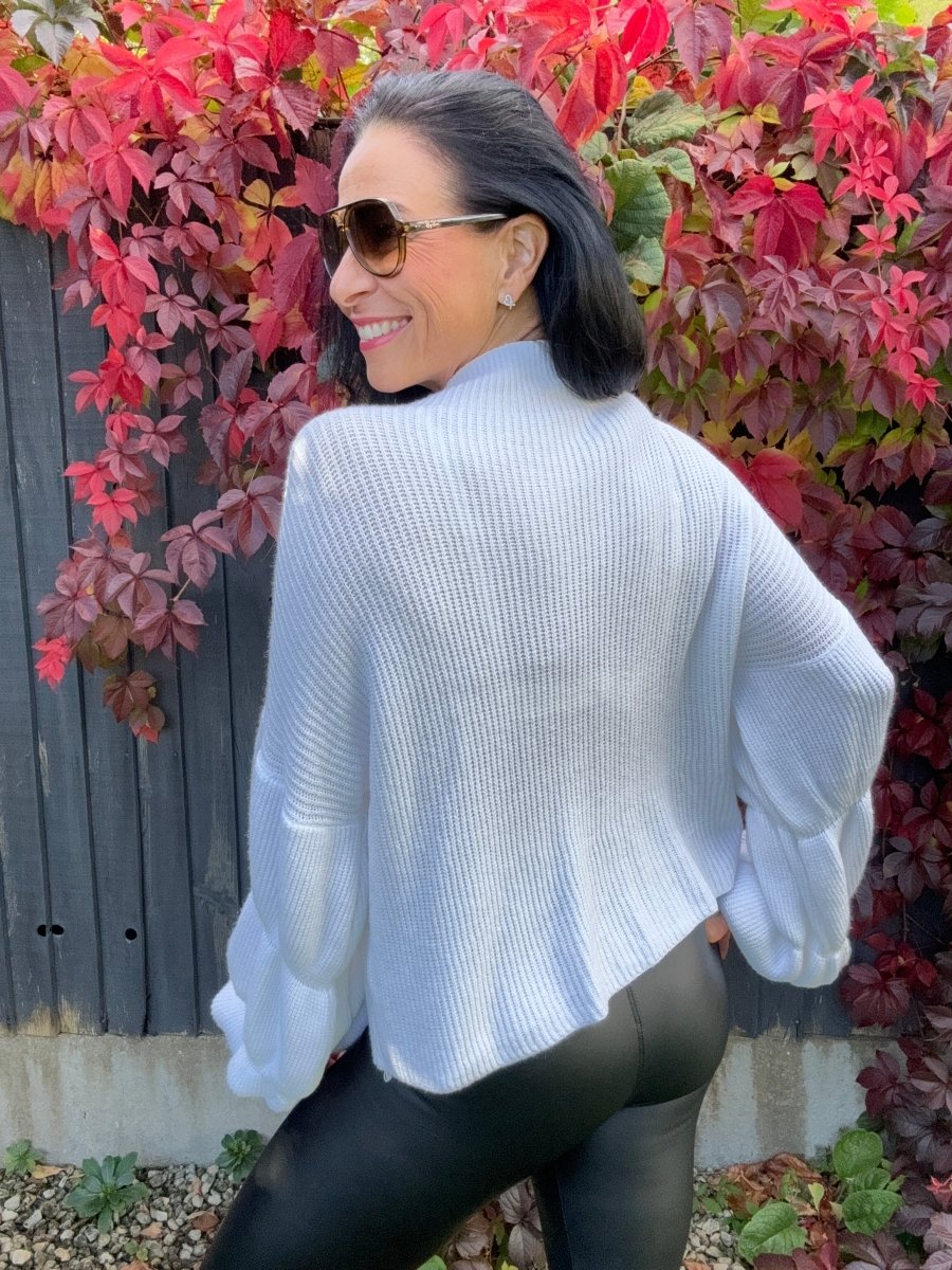 Puff sleeved jumper