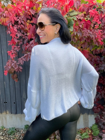 Puff sleeved jumper
