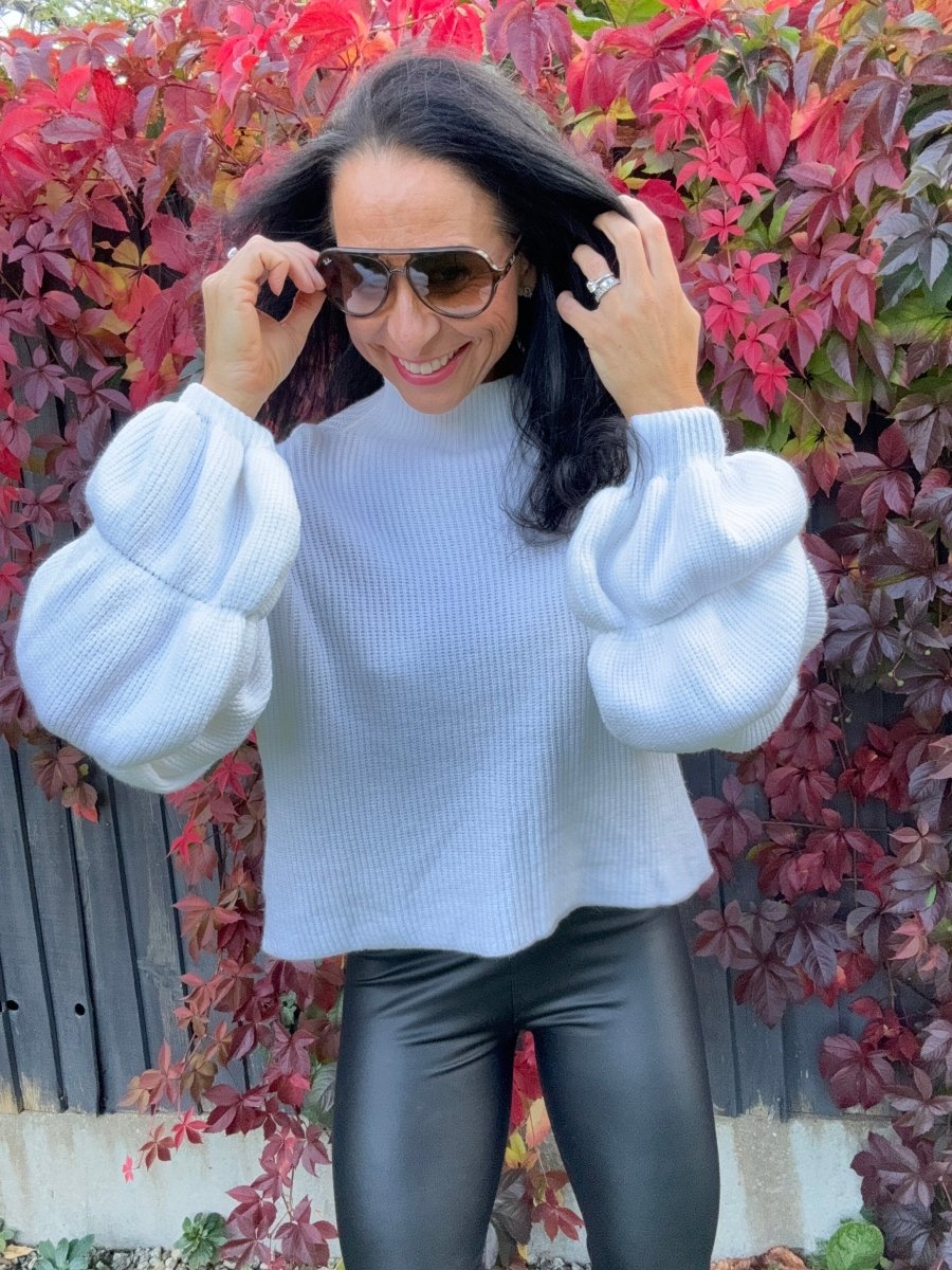 Puff sleeved jumper