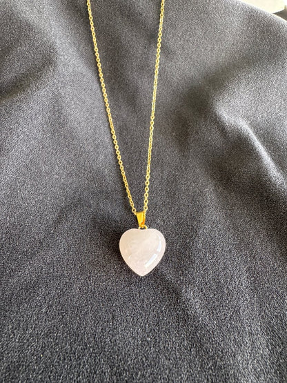 Rose quartz pendant