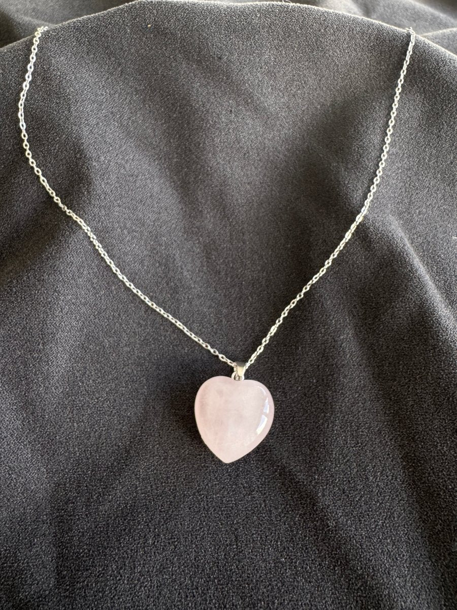 Rose quartz pendant