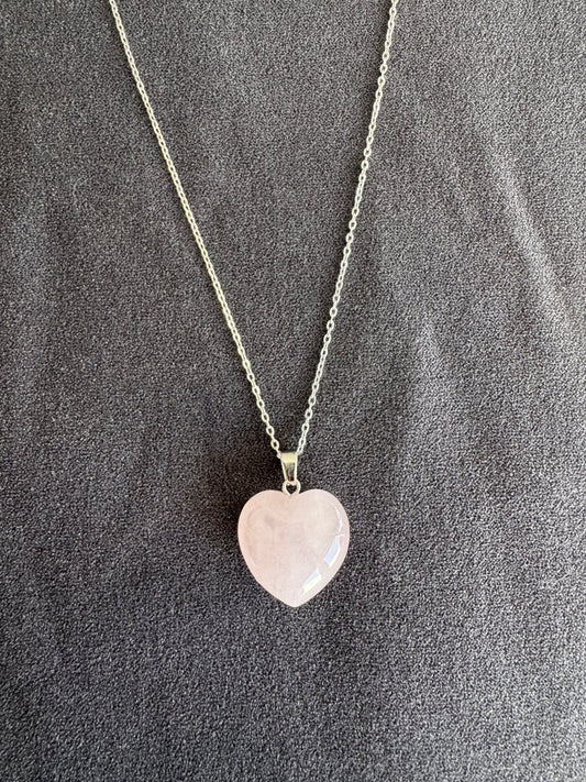 Rose quartz pendant
