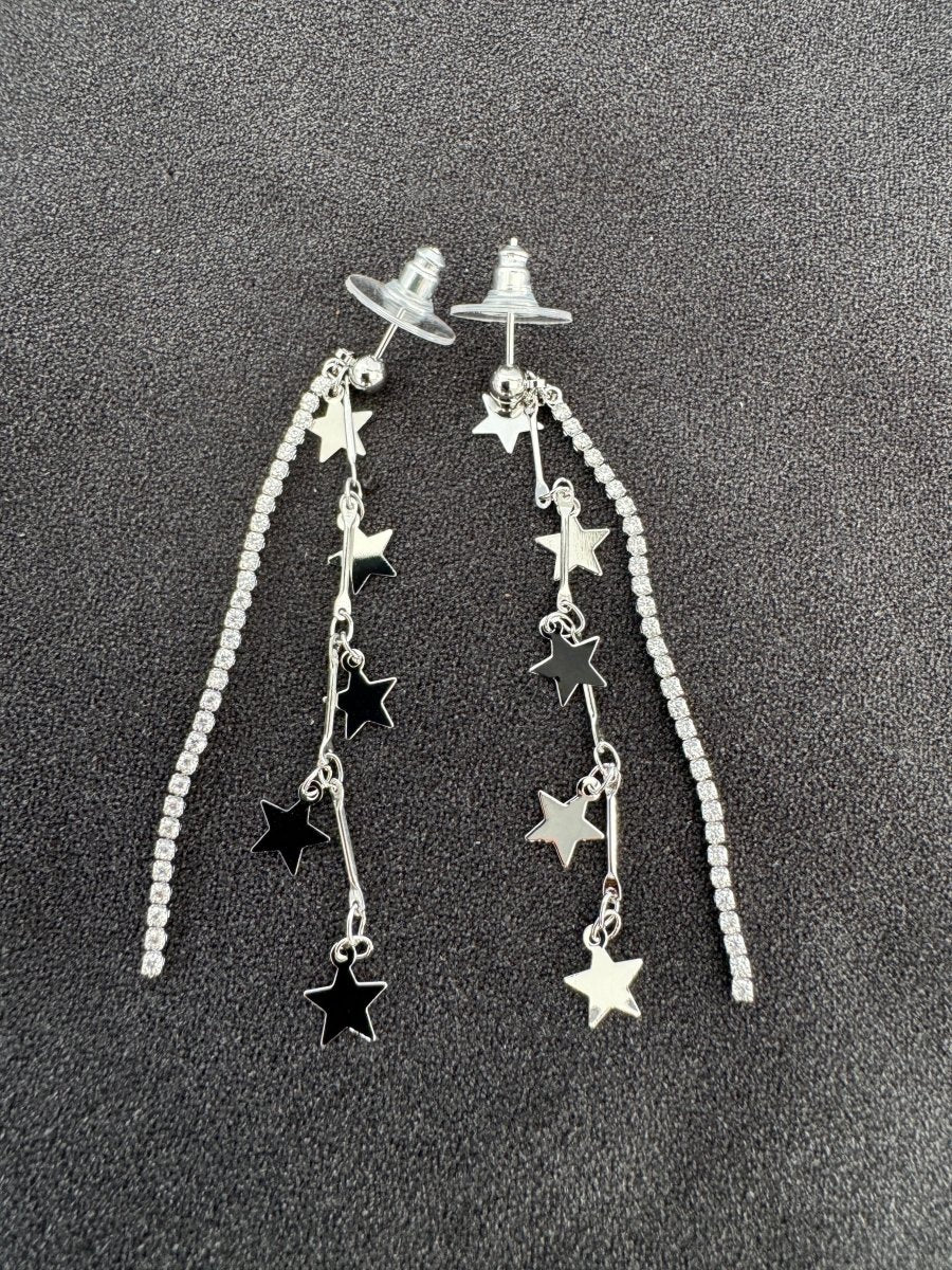 Star drop earrings