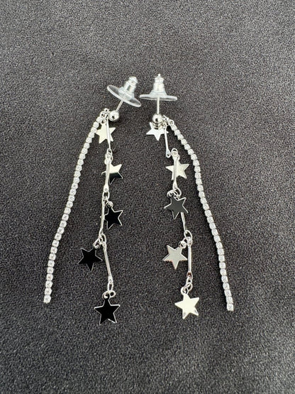 Star drop earrings