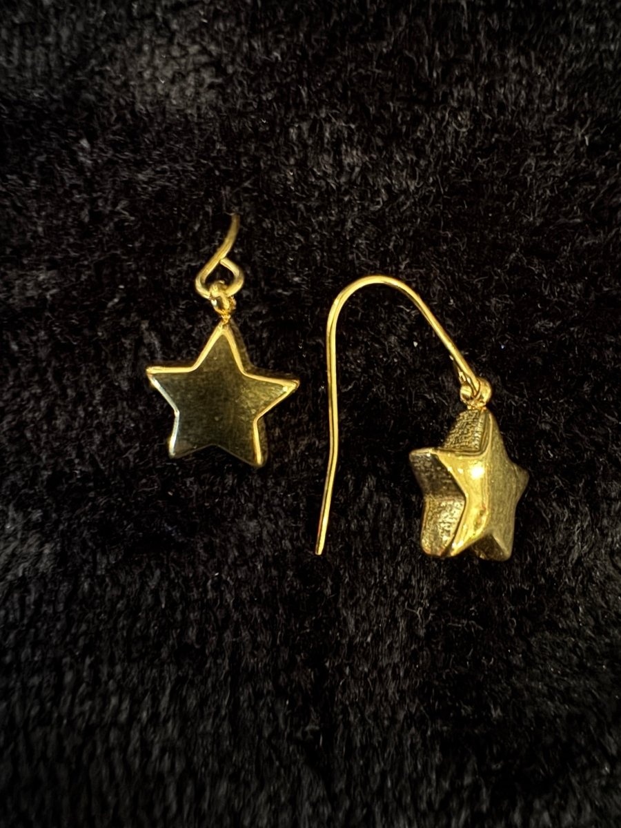 Star hook earrings