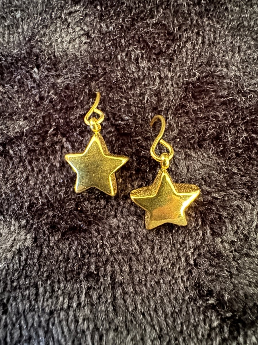 Star hook earrings