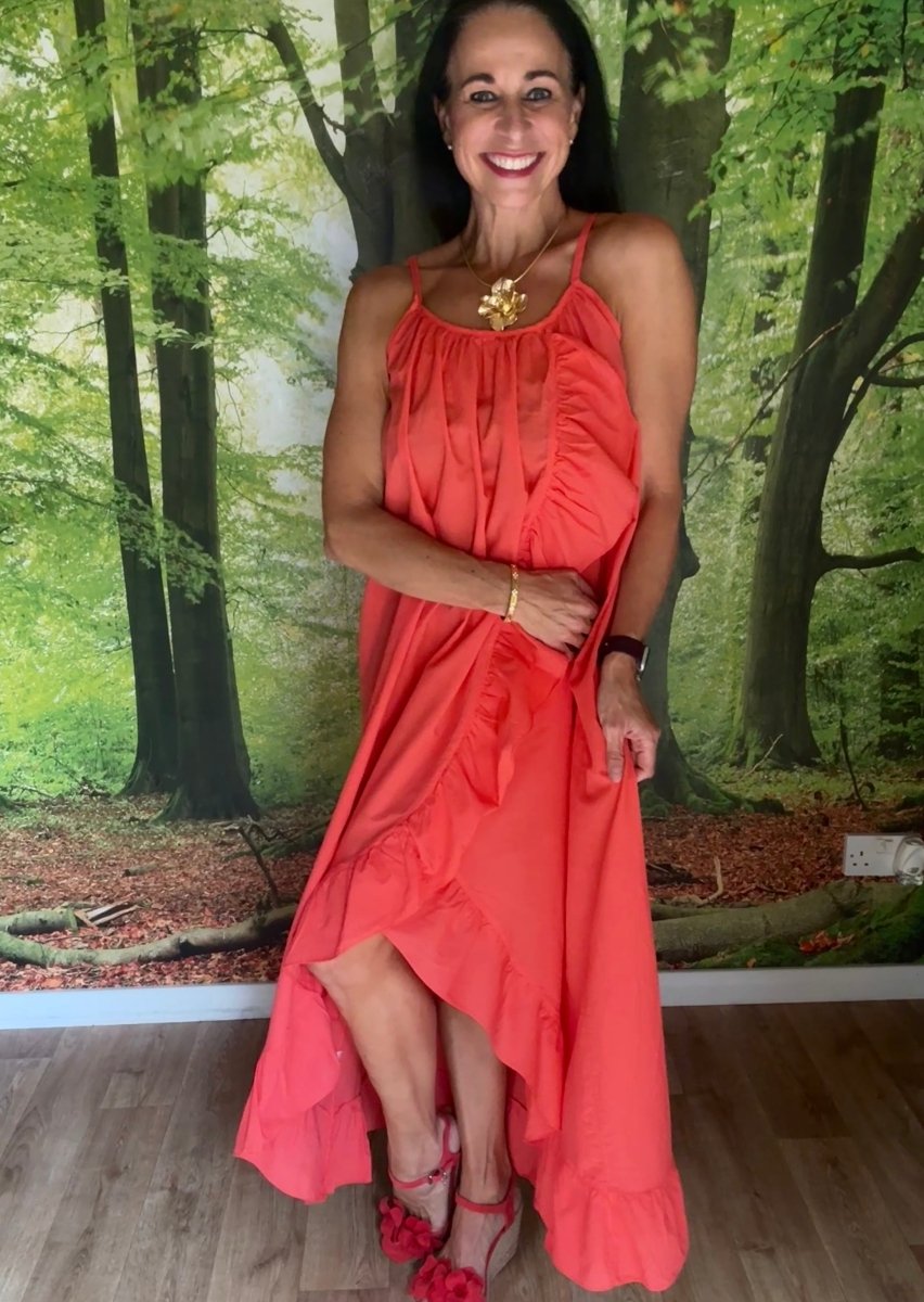 Summer ruffle dress 👗