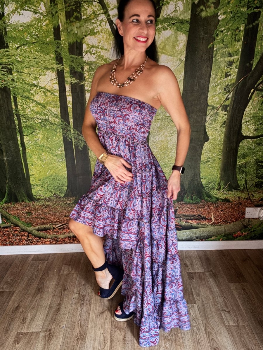 Tiered festival summer dress