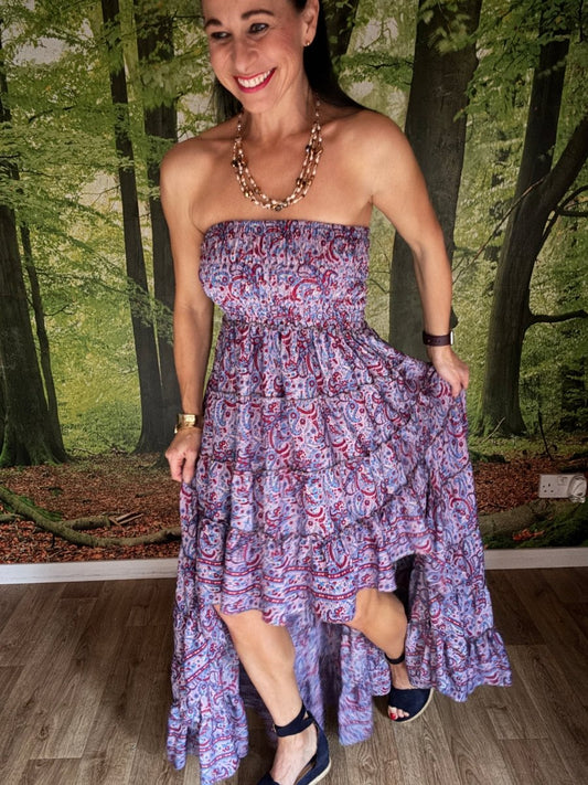 Tiered festival summer dress