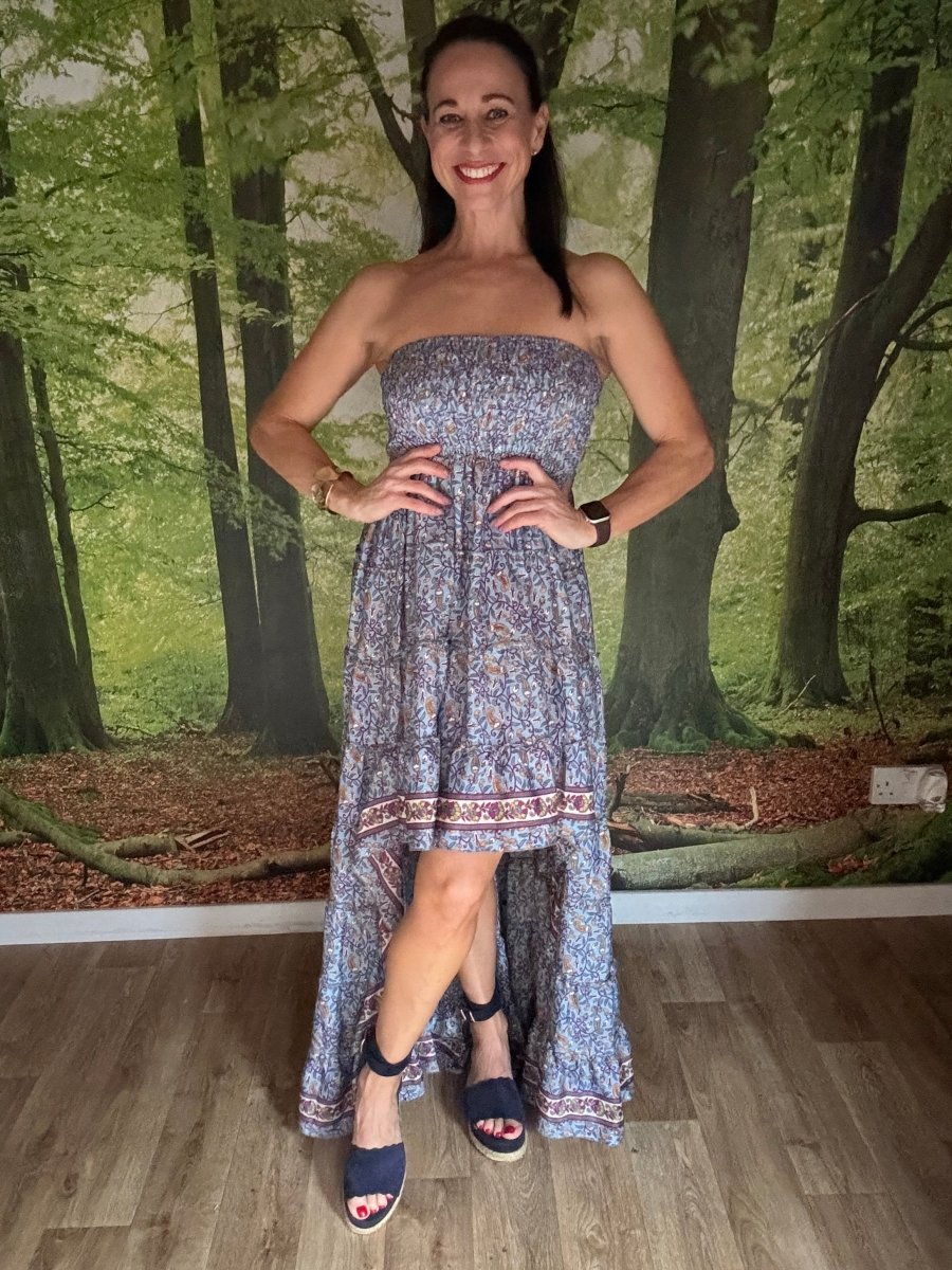 Tiered festival summer dress