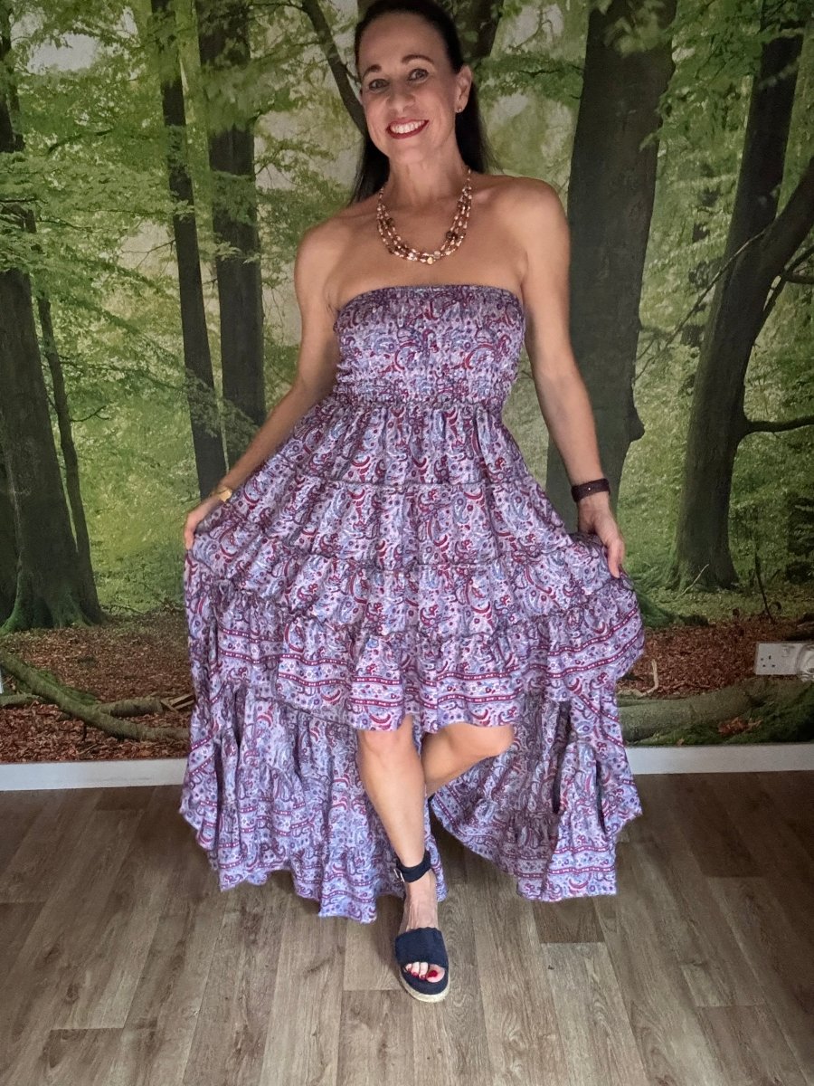 Tiered festival summer dress