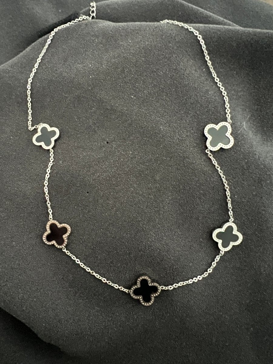 Van cleef style chain necklace
