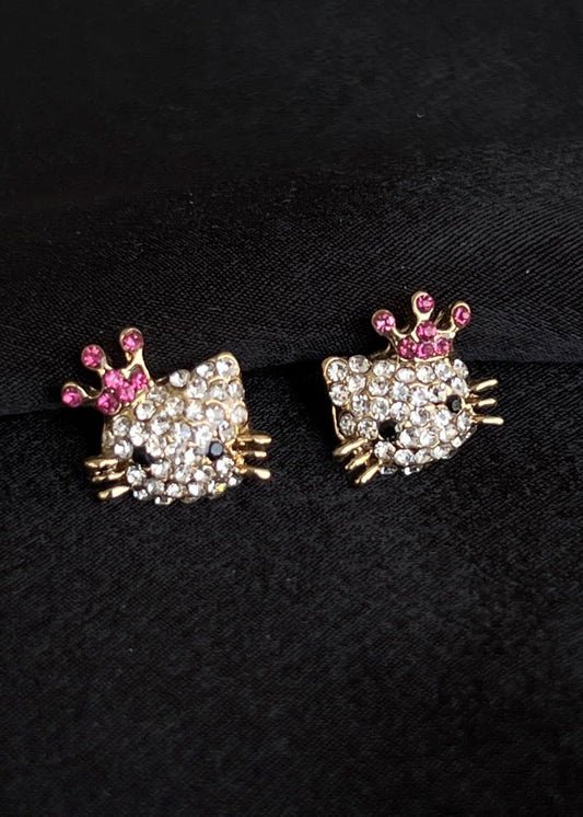 Hello kitty earrings - Nickel free