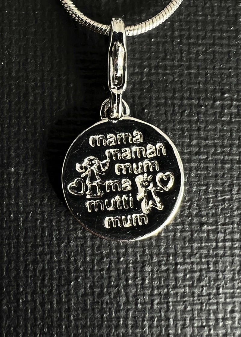 Mum inscribed necklace