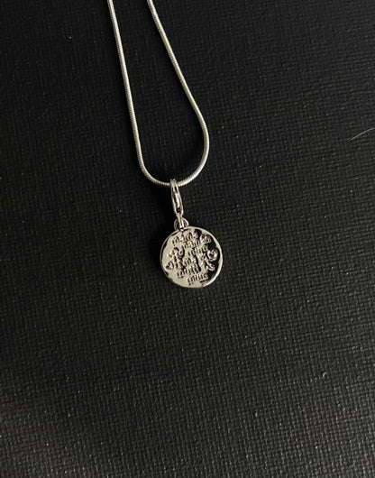 Mum inscribed necklace